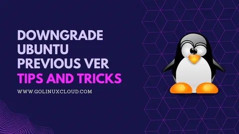 Downgrade Ubuntu to previous version?